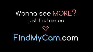Big-Titted Teen Pleasures Herself with Two Dildos on Webcam