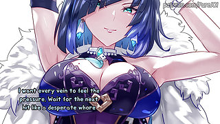 Short Ver. Destroy your filthy balls with Yelan (CBT JOI)