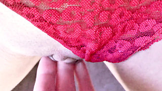 I'm playing with my pink wet pussy