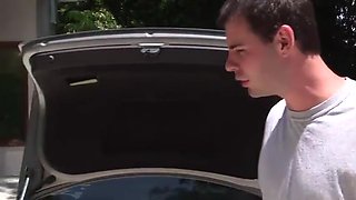 18+ With Ginger Hair Gets Roughly Fucked By Her Boyfriend With Petite Teen