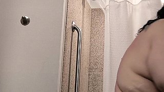 In the Motel Bathroom Sink Large Ass Cock in Her Sweet Pink