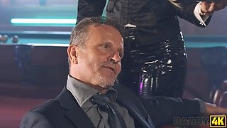 Lucia sendero and her stepdaughter, Lexi Luv, bet on a rich guy & watch him take advantage of them