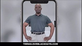 Teen milky s.girl Leah Lee pounded to orgasm by huge ebony boy while bff watches