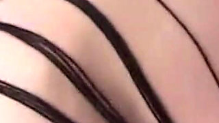 Horny brunette gets pounded from behind