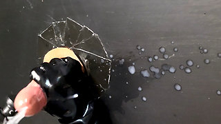 Massage Gun Edging Explosion - SO Much Cum