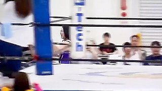 Sumire vs Mika Japanese Women Wrestling catfight