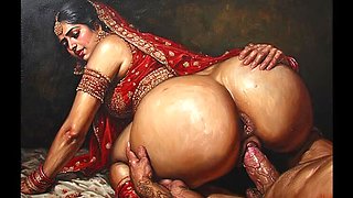 Indian Aunty Teaches Neighbor How to Fuck - Hardcore Doggy Style & Tight Pussy