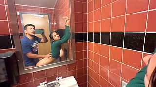 Whole Foods Public Bathroom Sex (real Amateur Video with Hailey Rose)