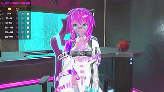 Anime porn, vtuber, dorky girl