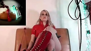 Blonde emo amateur solo masturbation