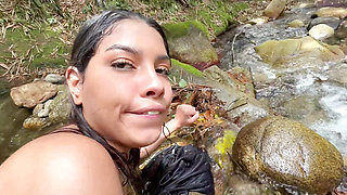 My sexy Indian stepsister invites me to take a walk in the countryside to be alone, so I can put my huge and rich cock up her tight ass