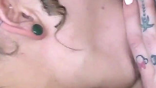 German Teen with Dreadlocks Squirts After Getting Fucked
