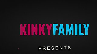 Kinky Family - Fucking tight-pussy stepsis