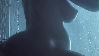 Pregnant Widowmaker Getting Her Tight Purple Pussy Fucked From Behind & Creampied