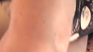 Wild Sex in Black Bodystocking and an Unusual Cumshot for the Captain with Hot Latin Charlie Moon