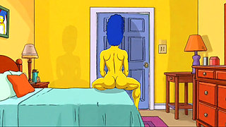 Slutty Cuckold Wife Compilation. Cartoon, Simpson Parody