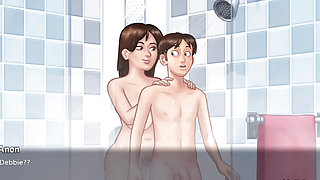 Bathroom mai hi chod dala chod chod kar pura lada andar dal diya  or pura lal kar dali chut summertime saga game