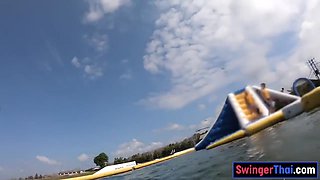 Perfect Bum Thai Gf Water Park Fun