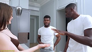 Busty 18yo Teen Bbc Dp Stretched In Front Of Boyfriend