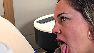 Hotwife's Window with a View "majic" Carpet Ride BBC Creampie