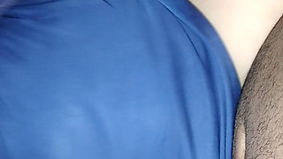 Busty Piranha Riding on Wood!