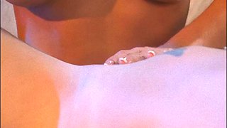 Amazing Blond hair babe Lesbian Foursome Sex