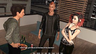 Helping out with sexy anime adventures featuring Loveskysan69real in high heels and stockings