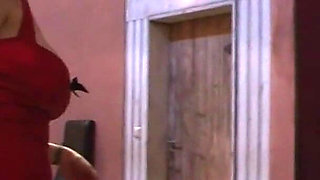 Hot babe dominates wild BDSM with two guys