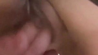 Tits Bondage and Orgasm From Anal with Toilet Brush