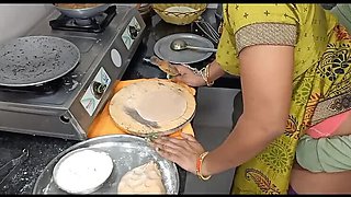 Hot Indian Desi Aunty Kavitha Raj Fucked Hard in Kitchen - Cowgirl & Big Tits Action