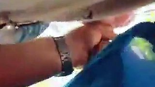 Bearded Daddy Sucks Outdoors