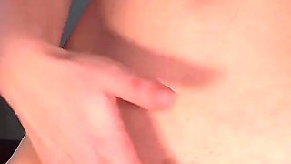 Teenager Jerks off with Tits and Tight Pussy, Young Orgasm From Vibrator