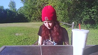 Curly Blonde Teen Records Solo Dildo Masturbation More at