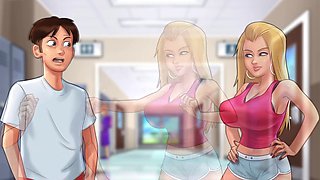 Super hot Korean thick mummy and daddy featured in summertime saga