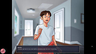 My Stepmom and Stepsister Show Me Their Huge Tits (Summertime Saga #2) - Jazziuu