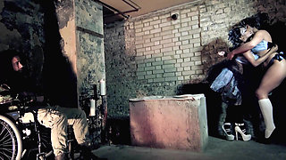 Innocent Teen Blonde Experiences Rough Sex with Old Man