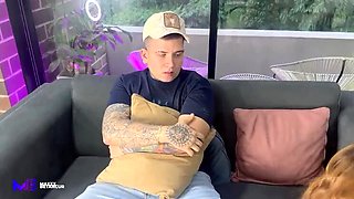 Sexy Colombian Threesome with Monique Fuentes - Big Tits Latina Fuck