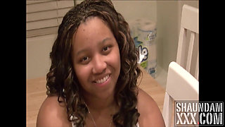 Big tit Isabelle sucking for cum