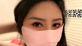 Glamour babe with big boobs masturbates in lingerie