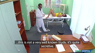 Doctor helps sexy patient conceive