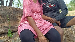 Cheating Wife Enjoying Outdoor Fucking with Her Husband Friend - Part 2