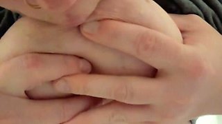 Big Titties Full of Milk Gets Sucked on