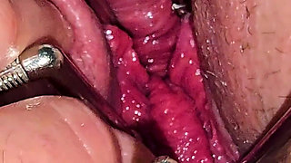 Cervix Play and Peehole Fuck Close up!