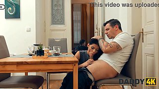 Daddy4k. her enjoy for old boners led her into cheating in the next room