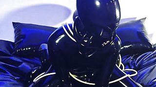 Horny latex aliens T3, orgasms! With Gloomy Babe - Alex Latex