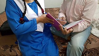 Indian College Girl and Tuition Teacher - Teacher and Student Sex