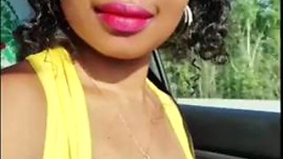 Exhibition of my ebony in the car