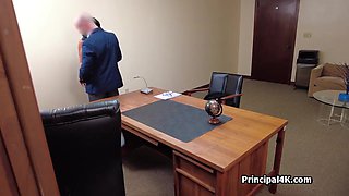 Boss big dicking mature teacher at work