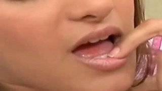 Two beautiful teen play with each other