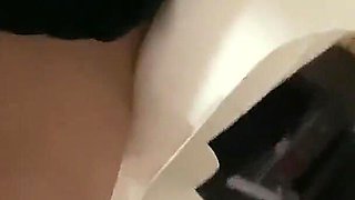 Showing Her Ass and Riding My Cock